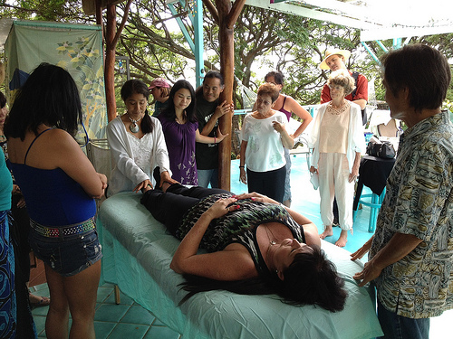 Yumi and Gen Morita at Harmonic Healing Workshop