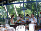 family breakfast community kitchen big island hawaii