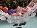 hammock relaxing in hawaii big island