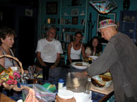 Denis Korotovskihk giving a raw food workshop