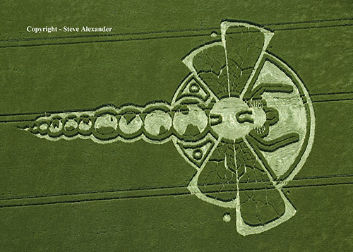 dragonfly crop circle